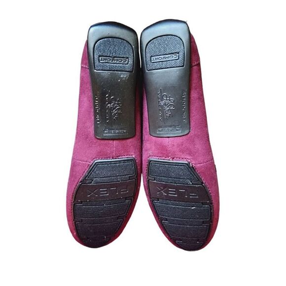 Lifestride Womens Driving Moccasins Plum Slip On Memory Foam Round Toe 6 M New - Picture 5 of 7